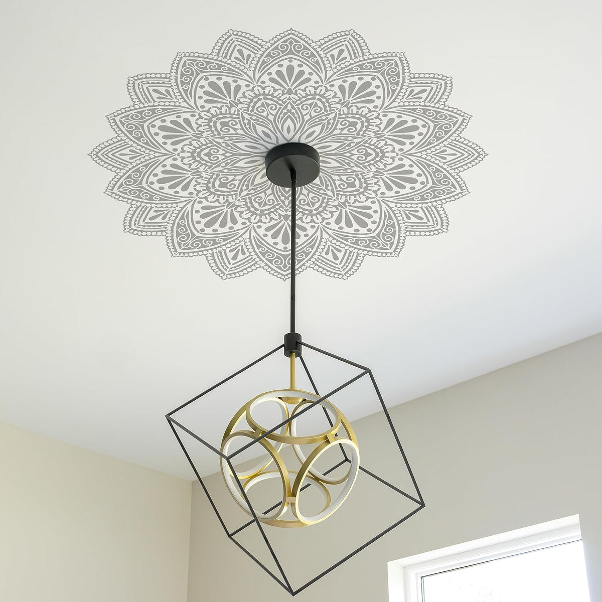 Large Mandala Stencils - 6 Pc Ranger Stencils for Walls & Fabric