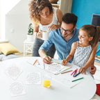 16 Pcs Mandala Stencils, 6 X 6 Inch Reusable Painting Templates for Crafts