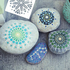 56 Pcs Mandala Stencils, 3.6 X 3.6 Inch Reusable Painting Templates