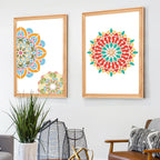 Mandala Stencils for Painting, 9 Pcs 6 Inch for Wood Signs Canvas