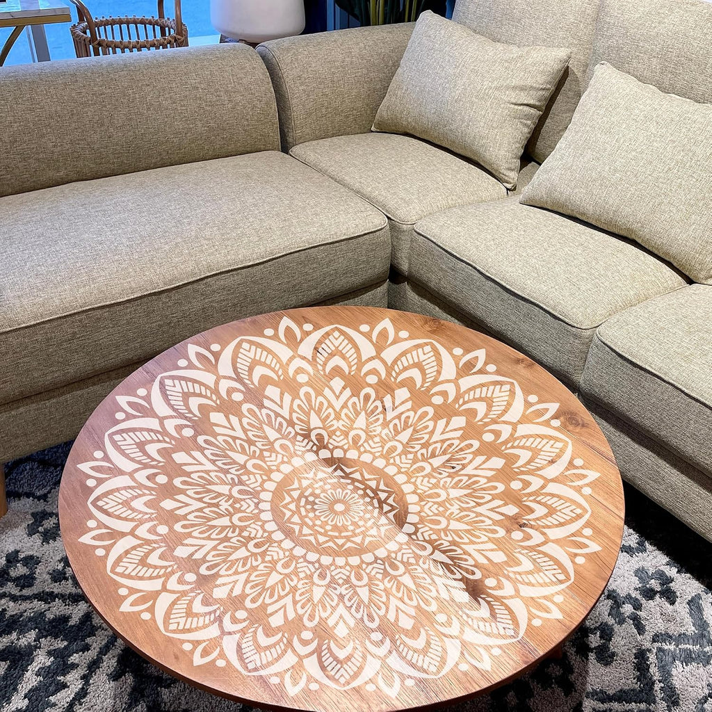 Large Mandala Stencils - 6 Pc Ranger Stencils for Walls & Fabric