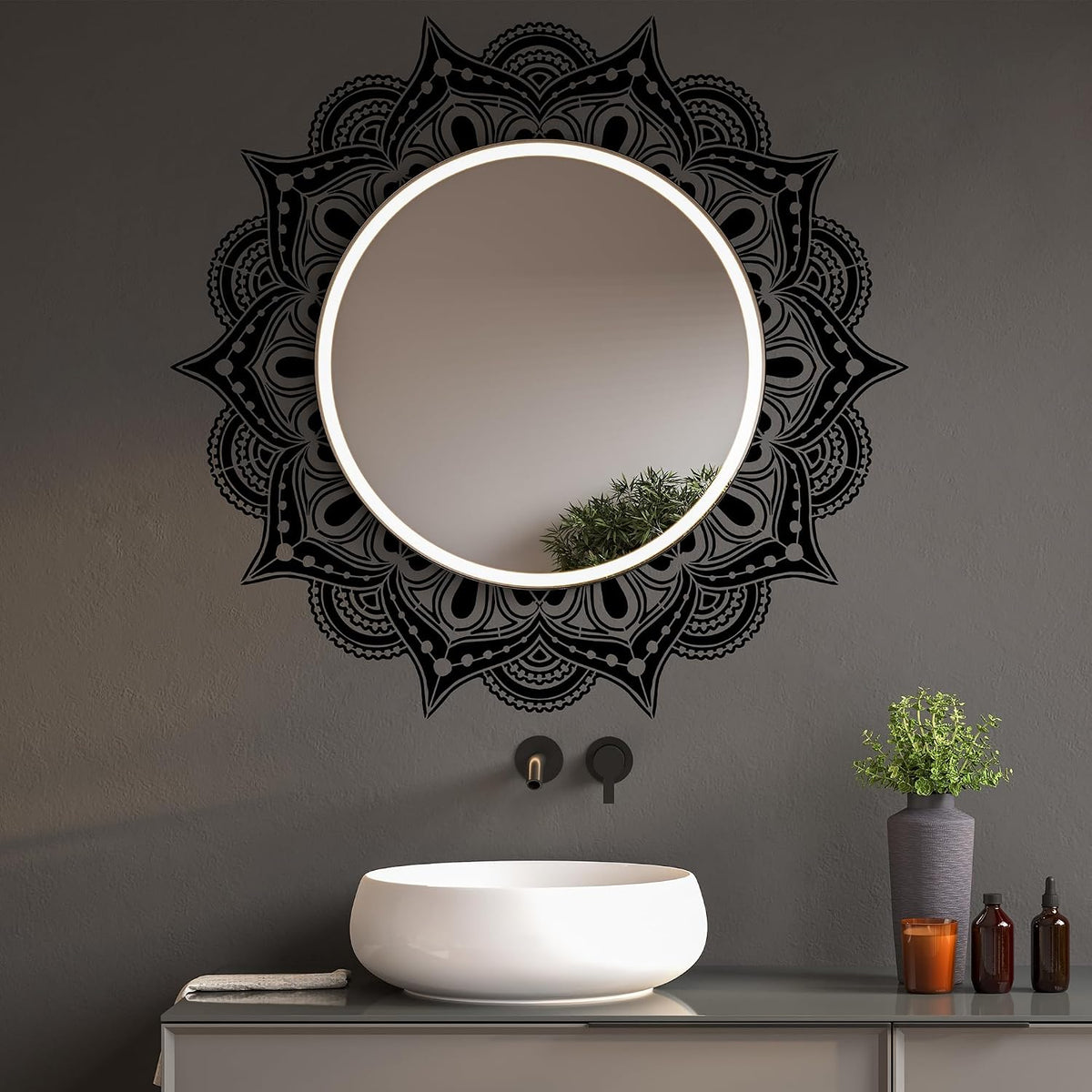 Large Mandala Stencils - 6 Pc Ranger Stencils for Walls & Fabric