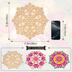 DIY Floral Rangoli Mat for Diwali Decoration Diwali Mandala Decor
