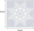 16 Pcs Mandala Stencils, 6 X 6 Inch Reusable Painting Templates for Crafts